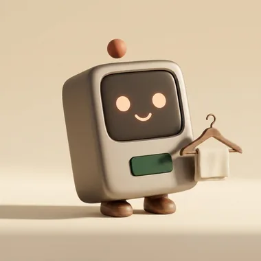 MOCO™ character for dry cleaners